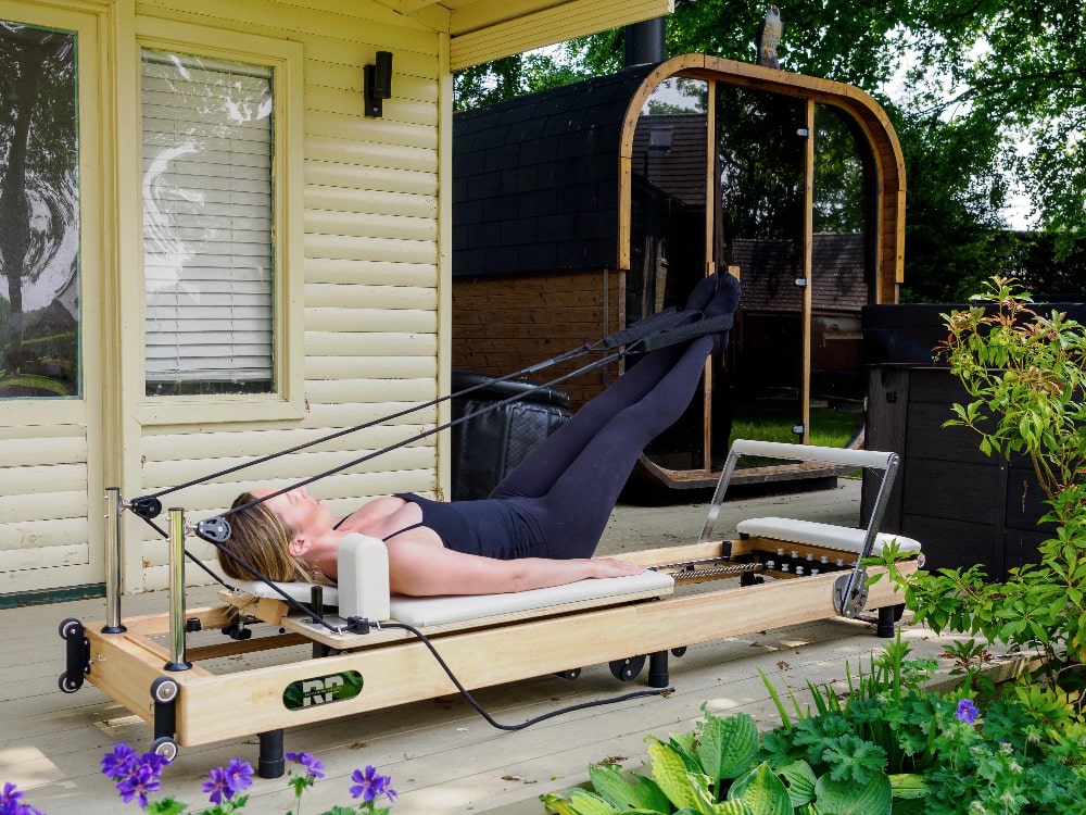 foldable reformer pilates machine