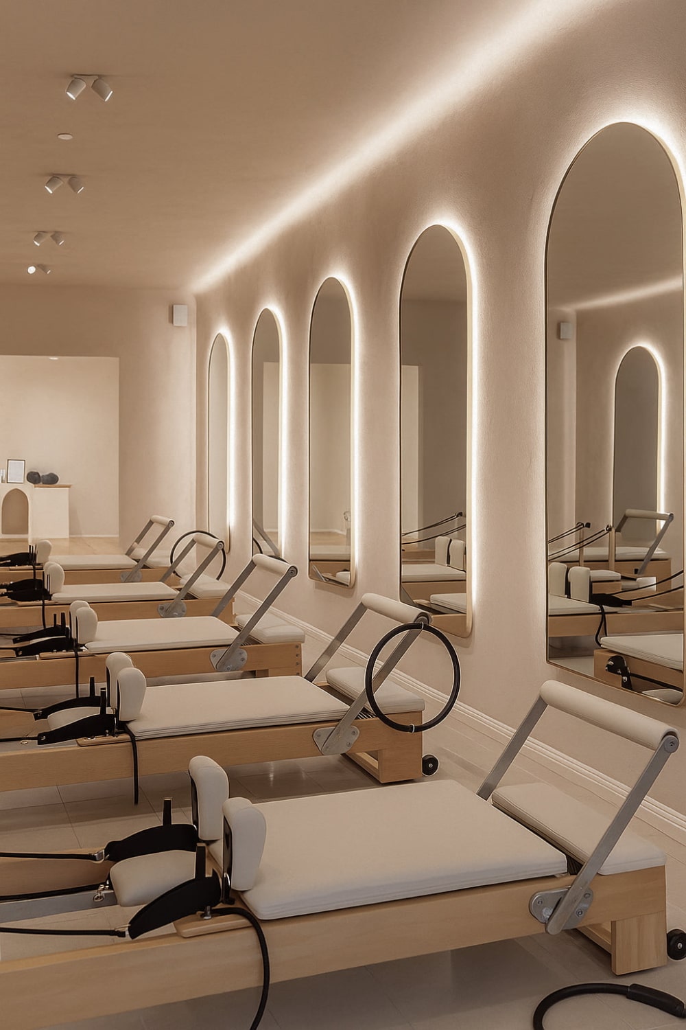 minimal reformer pilates studio 